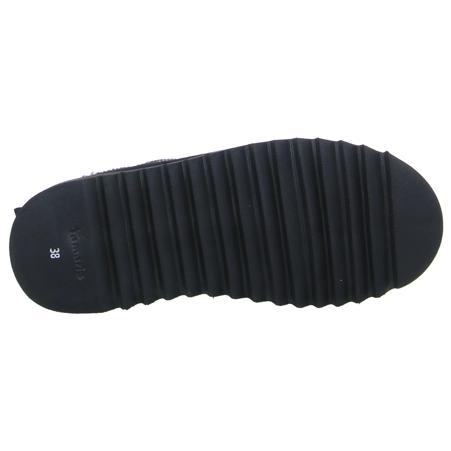 TAMARIS Boot Schwarz Lederimitat