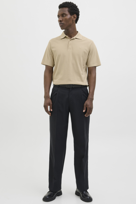Jack & Jones taupe heren polo