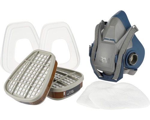 Herbruikbare maskerset voor verfspuiten 3M™ 6502QLPRO, beschermingsniveau A2P3