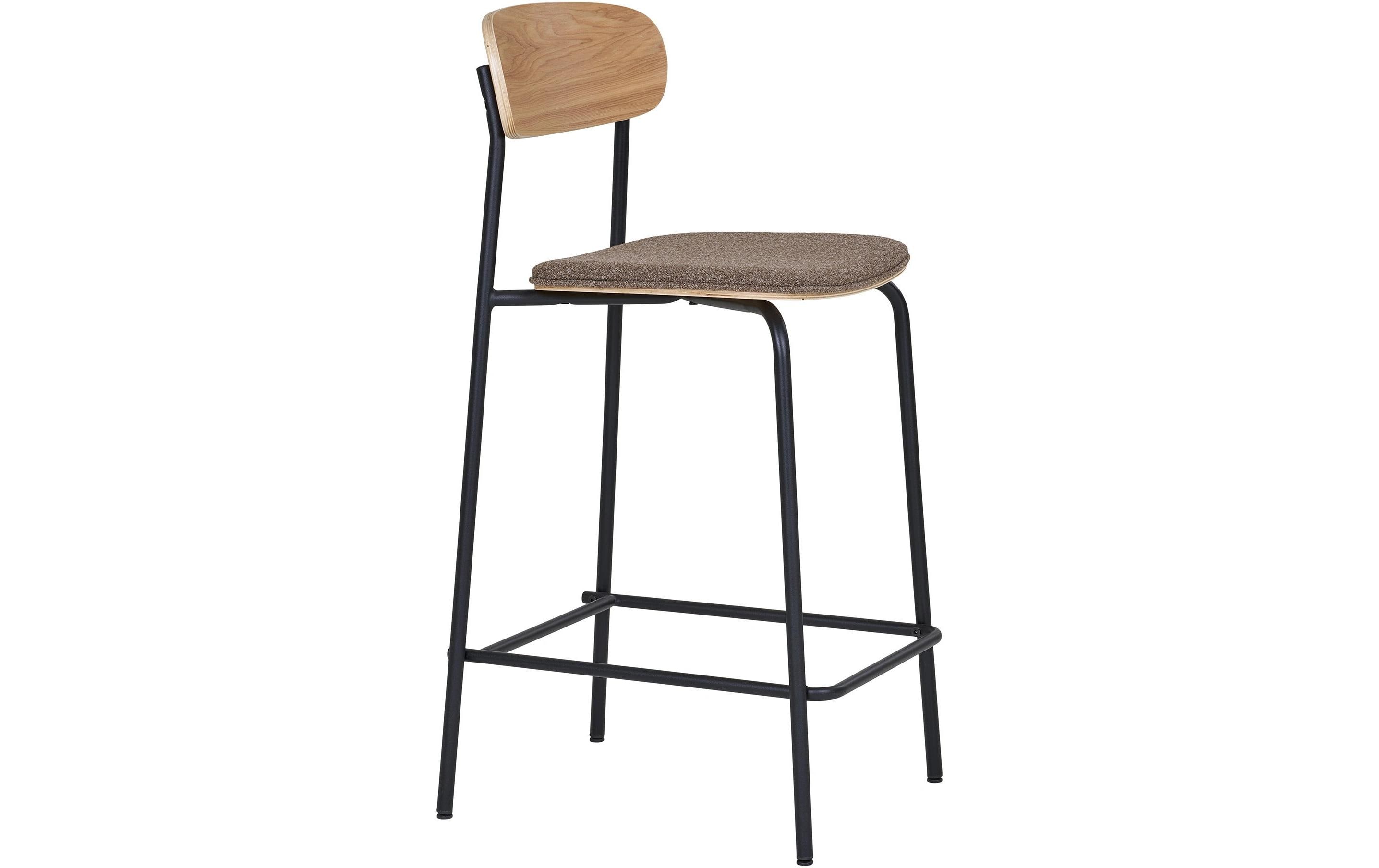 Barhocker Estepona 2 Stück, Braun<br>Barstühle