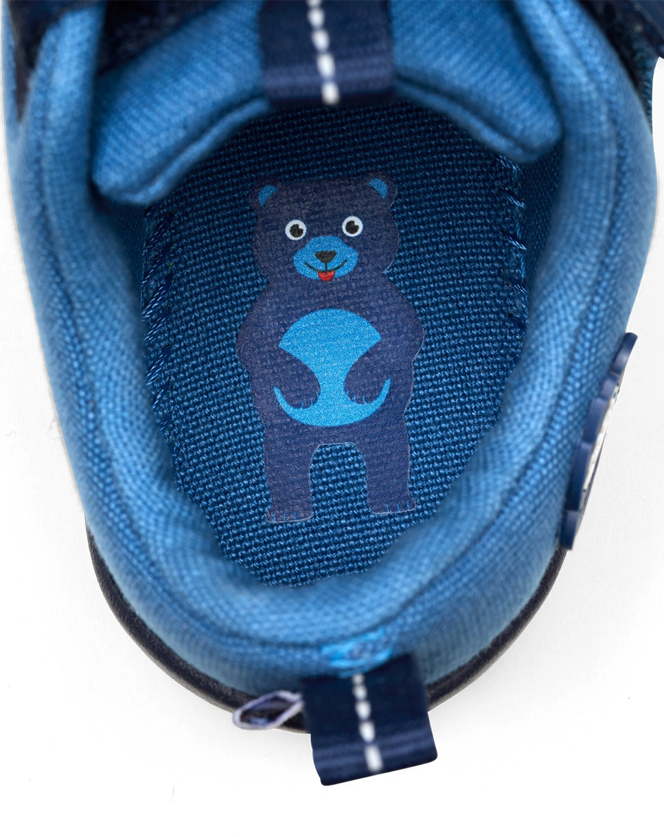 Klett-Halbschuhe LUCKY BEAR in blau