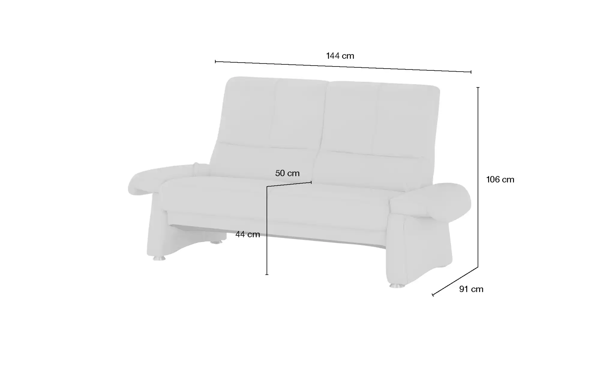 himolla Ledersofa 6001