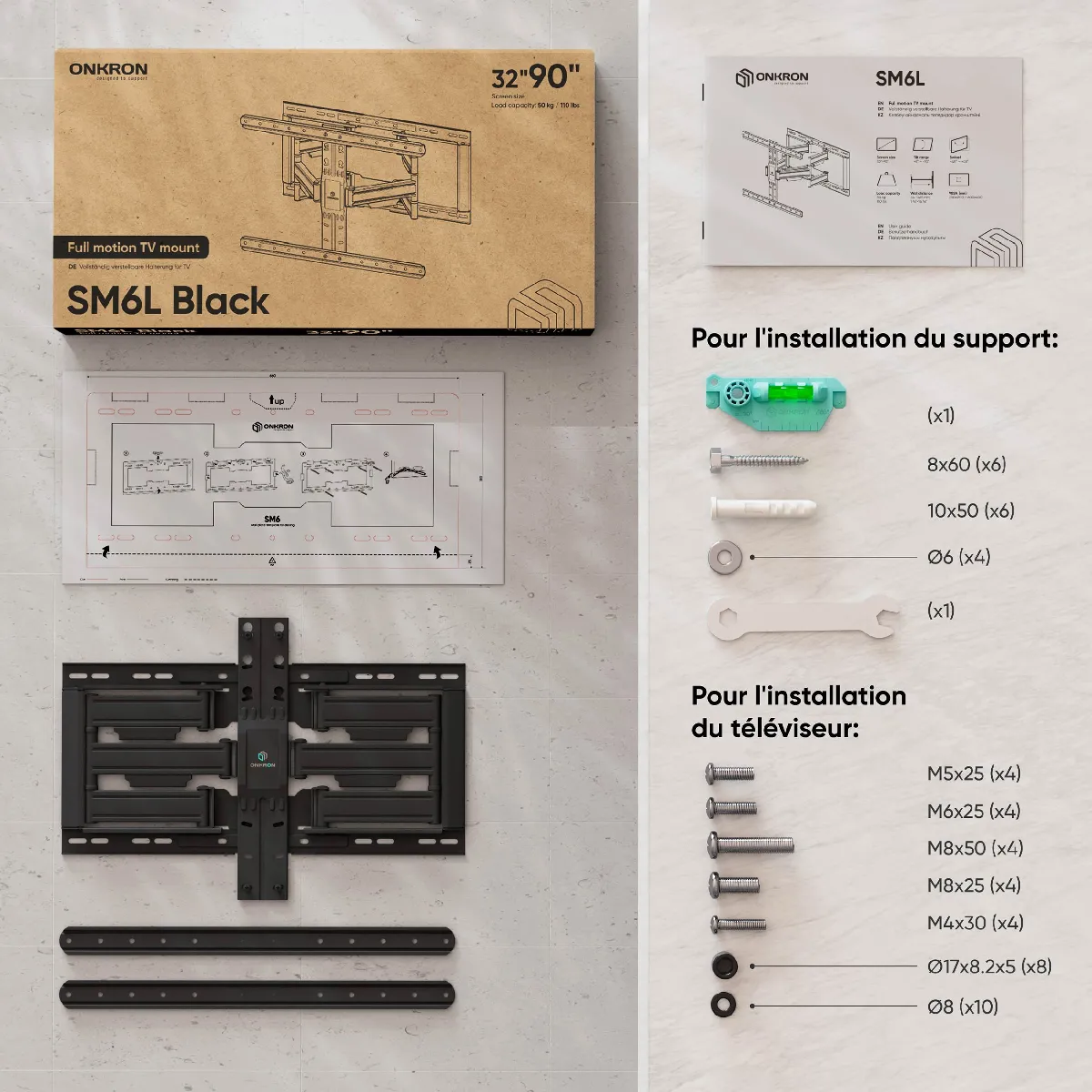 Onkron SM6L-B - Noir