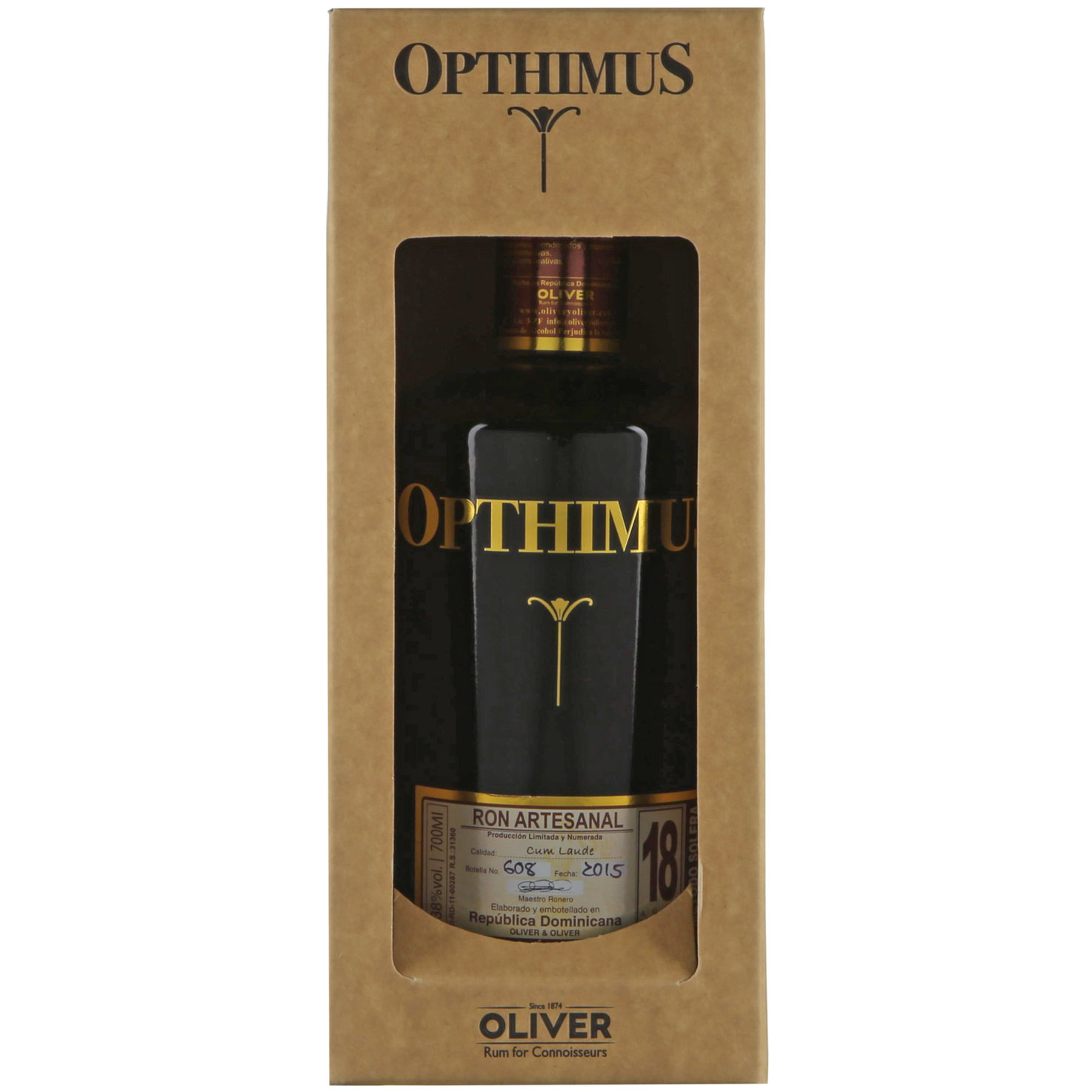 Rum Opthimus 18 Years -70cl