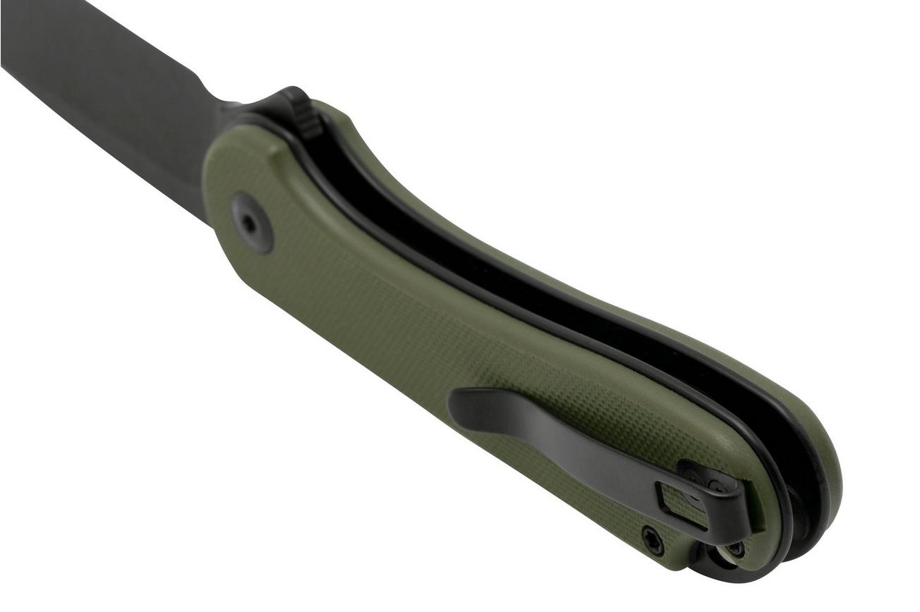 Civivi Elementum II Button Lock, C18062P-3 OD Green G10, Nitro-V, zakmes