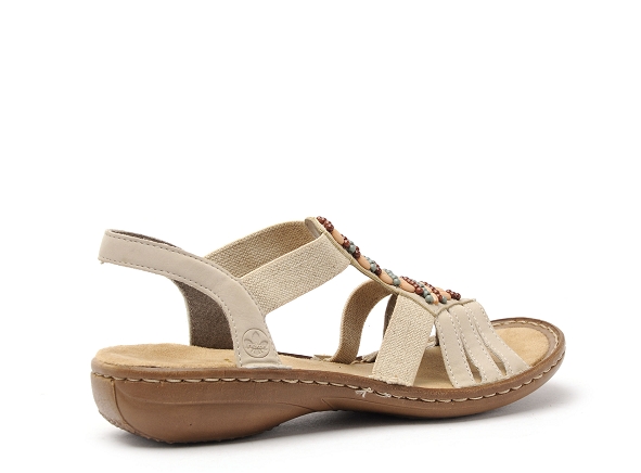Rieker nu pieds plats femme 60851 beige
