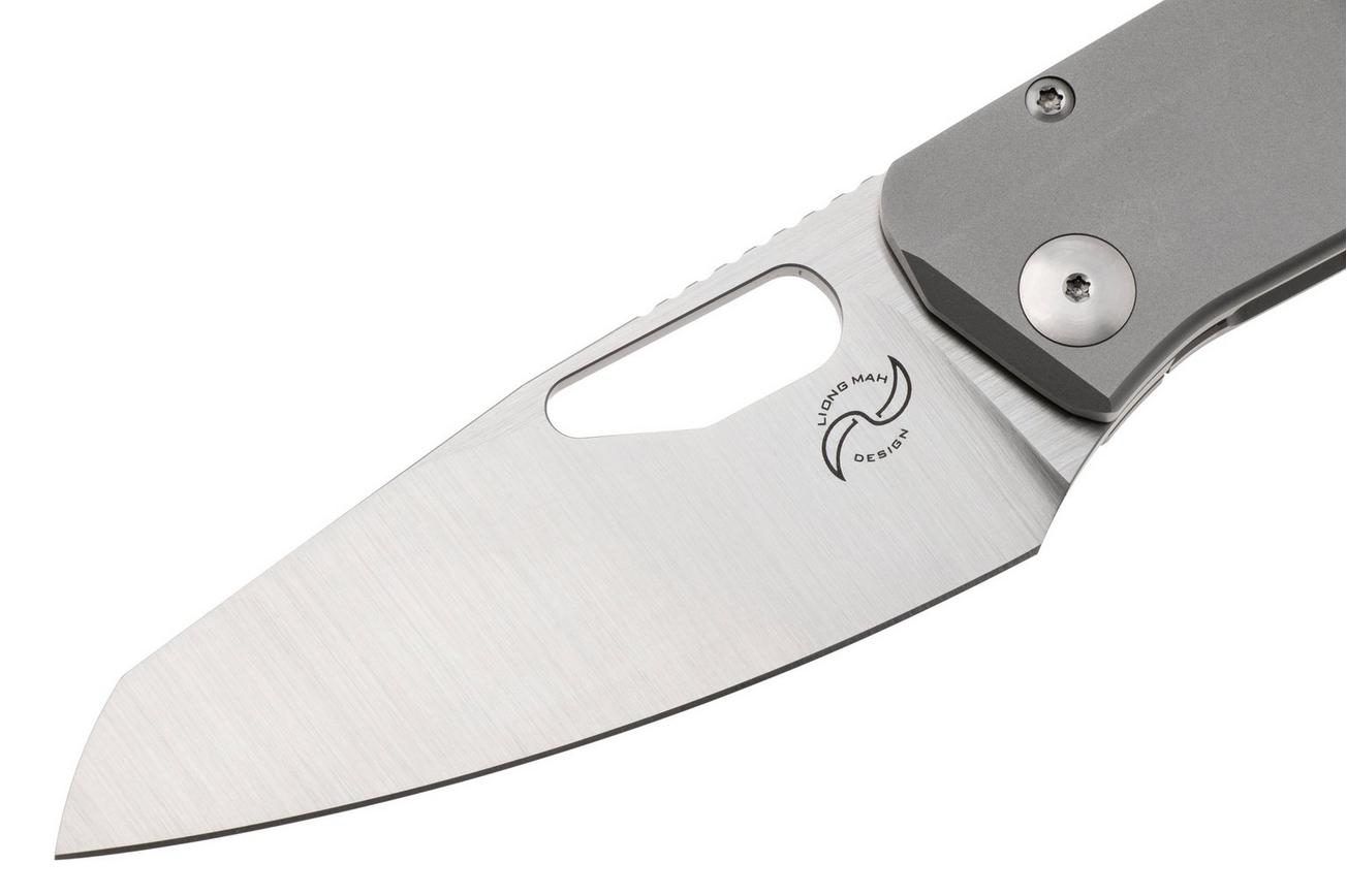 Liong Mah KUF 3.5 Satin MagnaCut, Titanium, zakmes