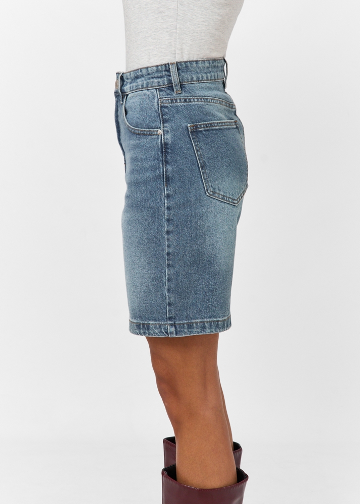 Bermuda short navy blauw