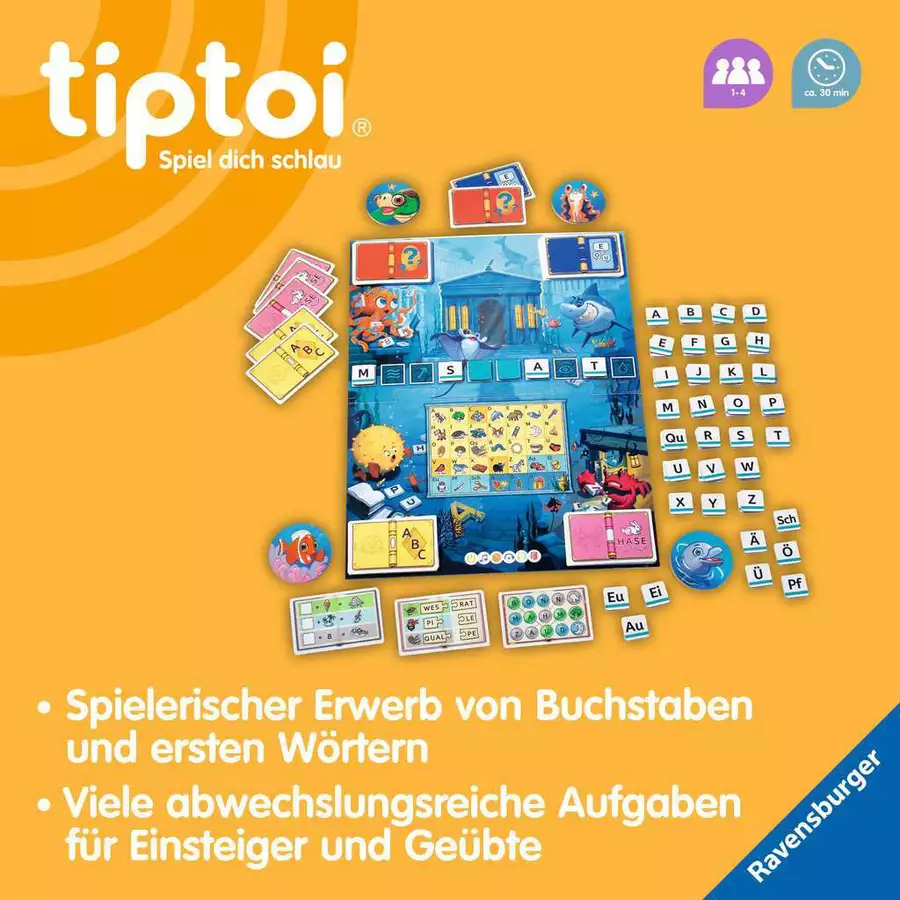 Ravensburger tiptoi® Tief im Wörter-Meer bunt