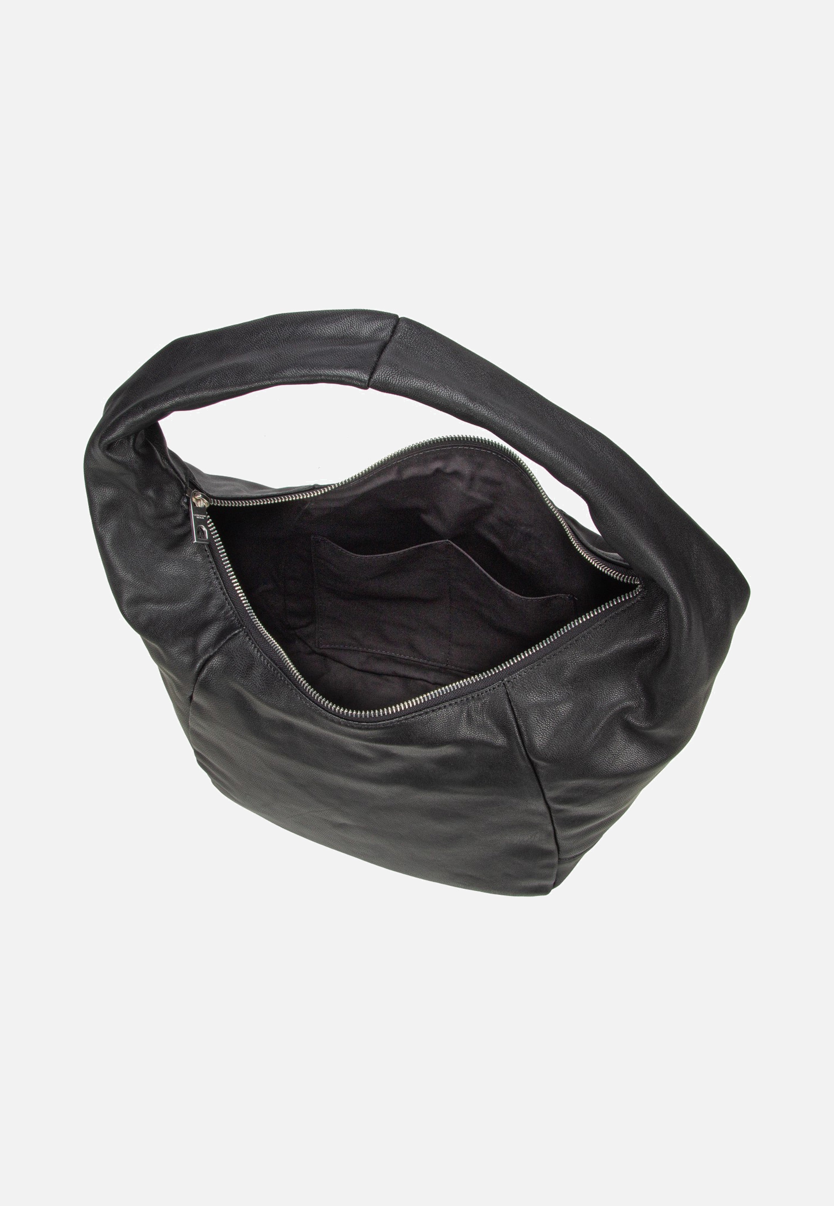 Farrah Hobo M Vintage Goat Black - Hobo Bag