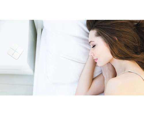 Aeotec Draadloze Wandschakelaar WallMote Quad met 4 knoppen voor het bedienen van apparaten en scènes, schuiffunctie AEOEZW130 - Compatibel met SMART HOME van hornbach