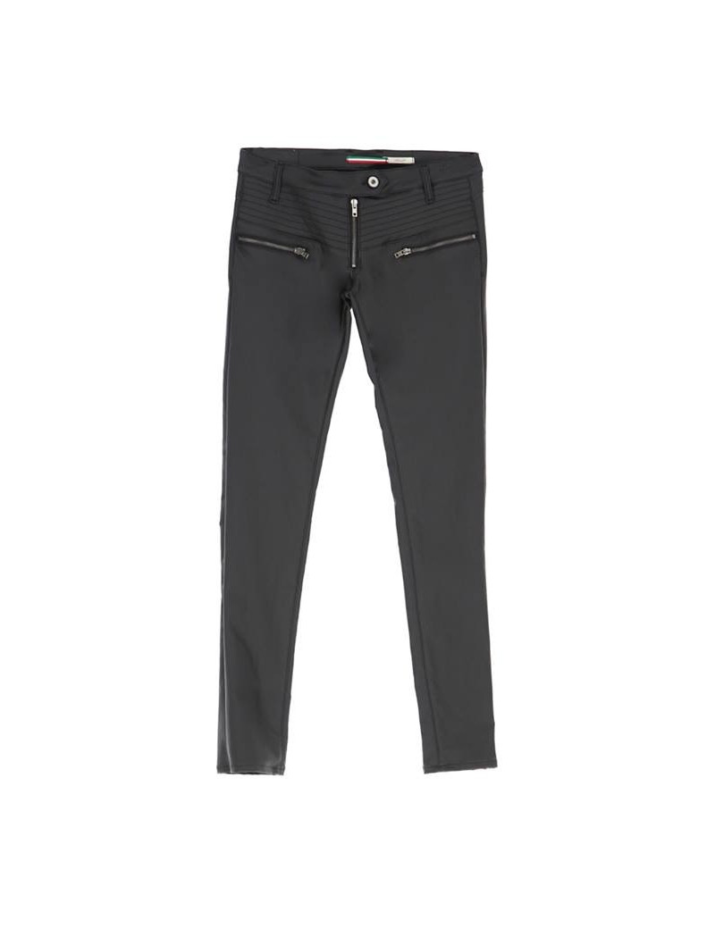 PLEASE PANTALON EFFET CUIR BRILLANT