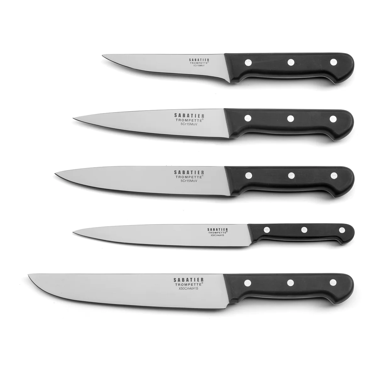 Universal - Trousse 5 couteaux de cuisine Sabatier Trompette