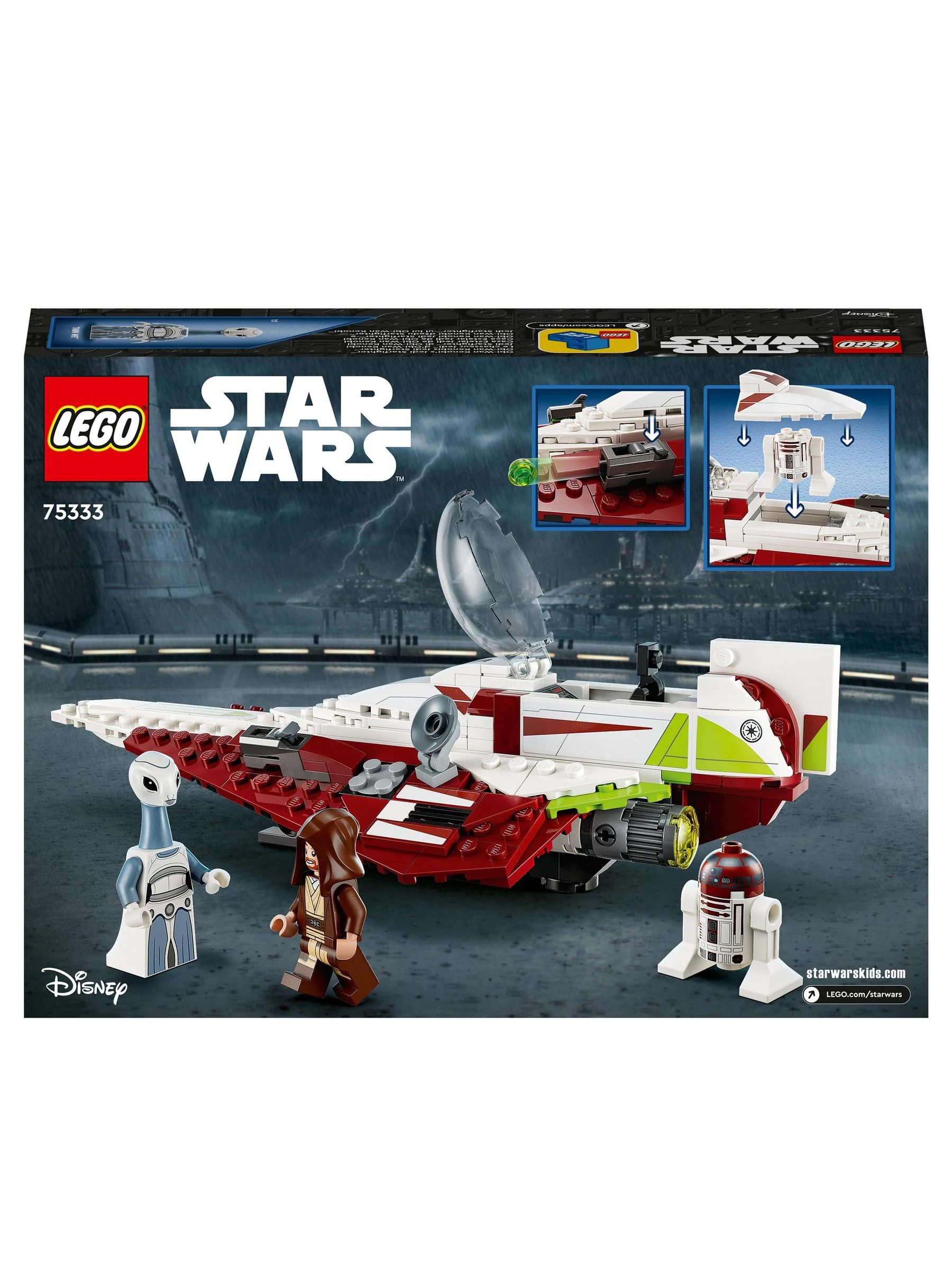LEGO Star Wars Obi-Wan Kenobi's Jedi Starfighter set 75333