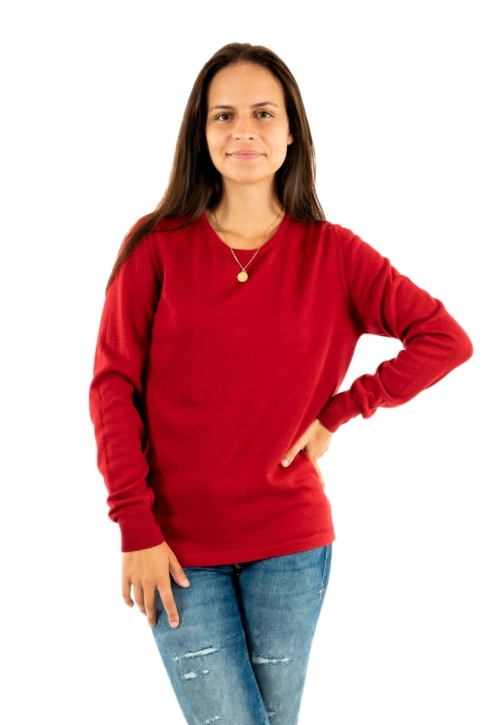 pull hiver ellemme italia 1501 rouge