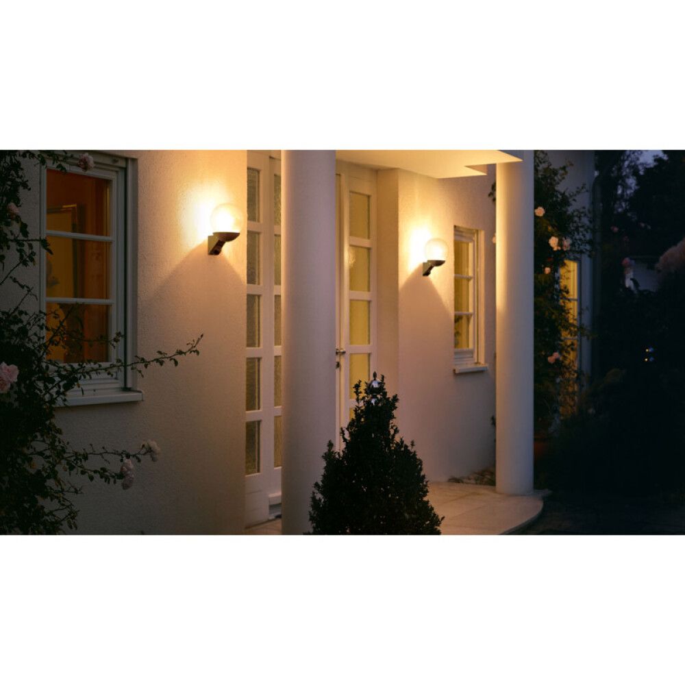VEGGLAMPE STEINEL MED SENSOR L585 ANTRASITT