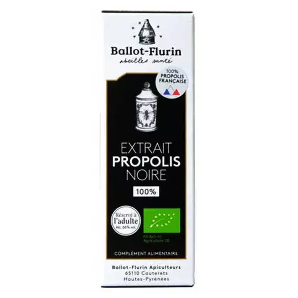 Extrato orgânico de própolis negra Ballot-Flurin 15ml