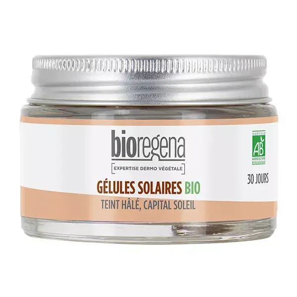 Cápsulas de protetor solar orgânico Bioregena - 30 cápsulas