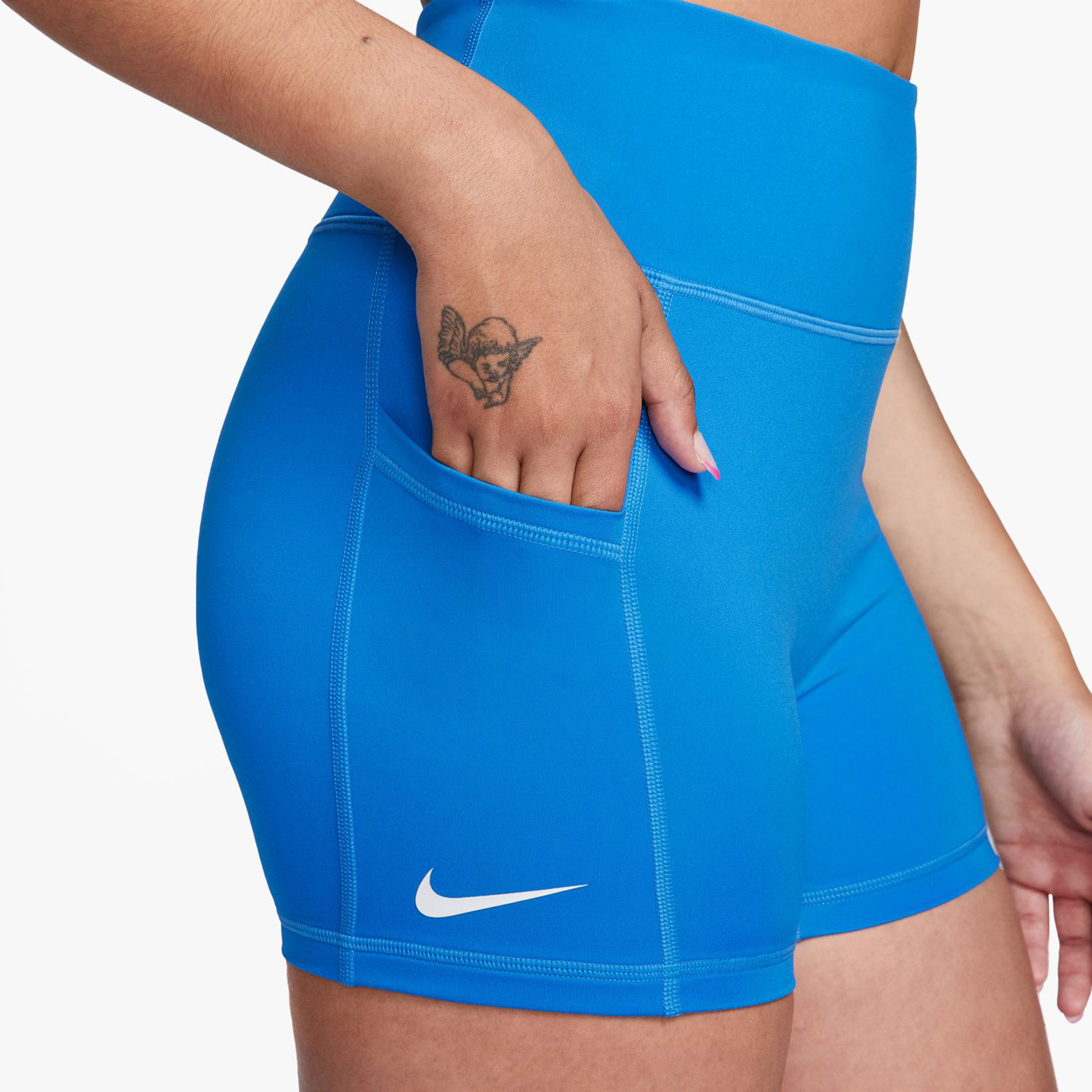 Nike Court Dri-Fit Advantage Regular Short Avec Poche-balles Femmes - Bleu