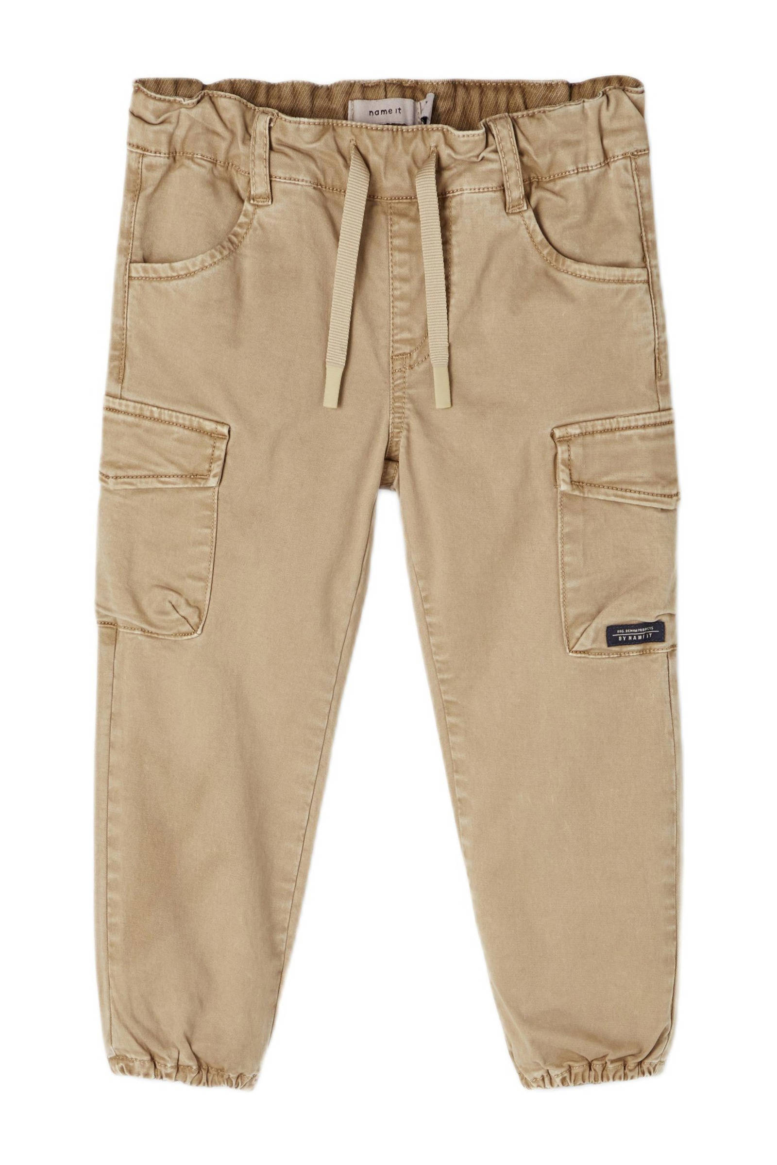 NAME IT regular fit cargobroek NMMBEN zand