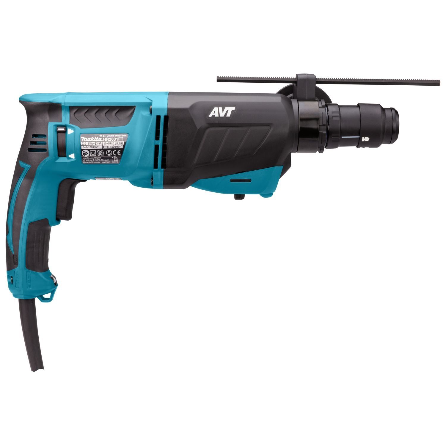 Makita HR2631FT13 Combihamer SDS-Plus 2,4J   snelwisselboorkop   5 boren 800W in koffer