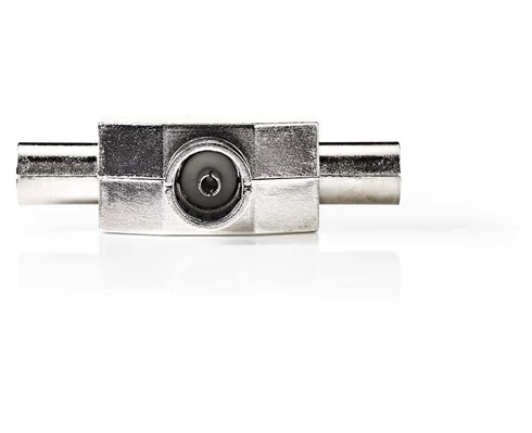 Nedis Coax Adapter 2x Koaks Hann - Koaks Hunn Sølv