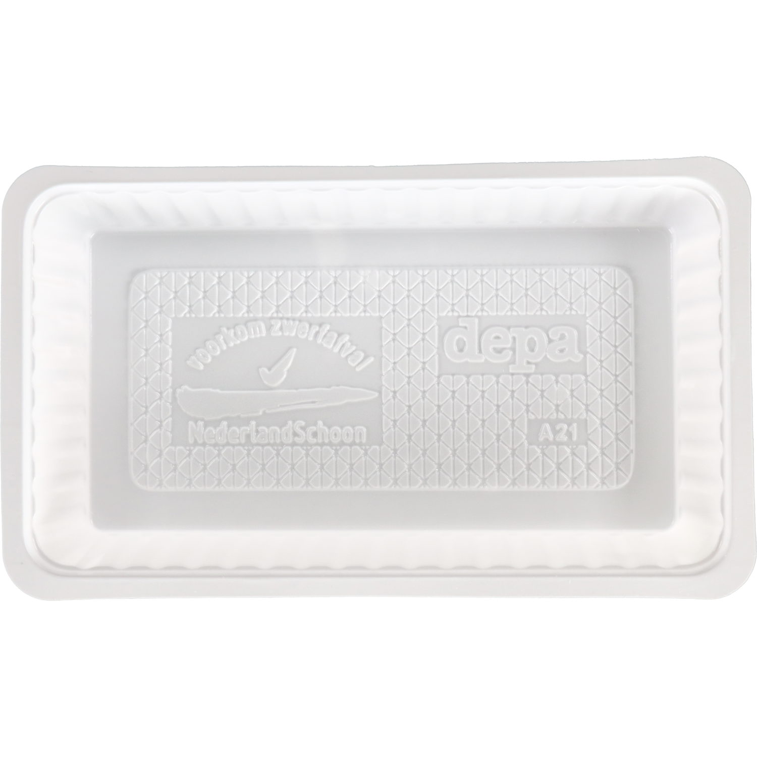 Bak, PS, A21, snackbak, 205x120x36mm, wit