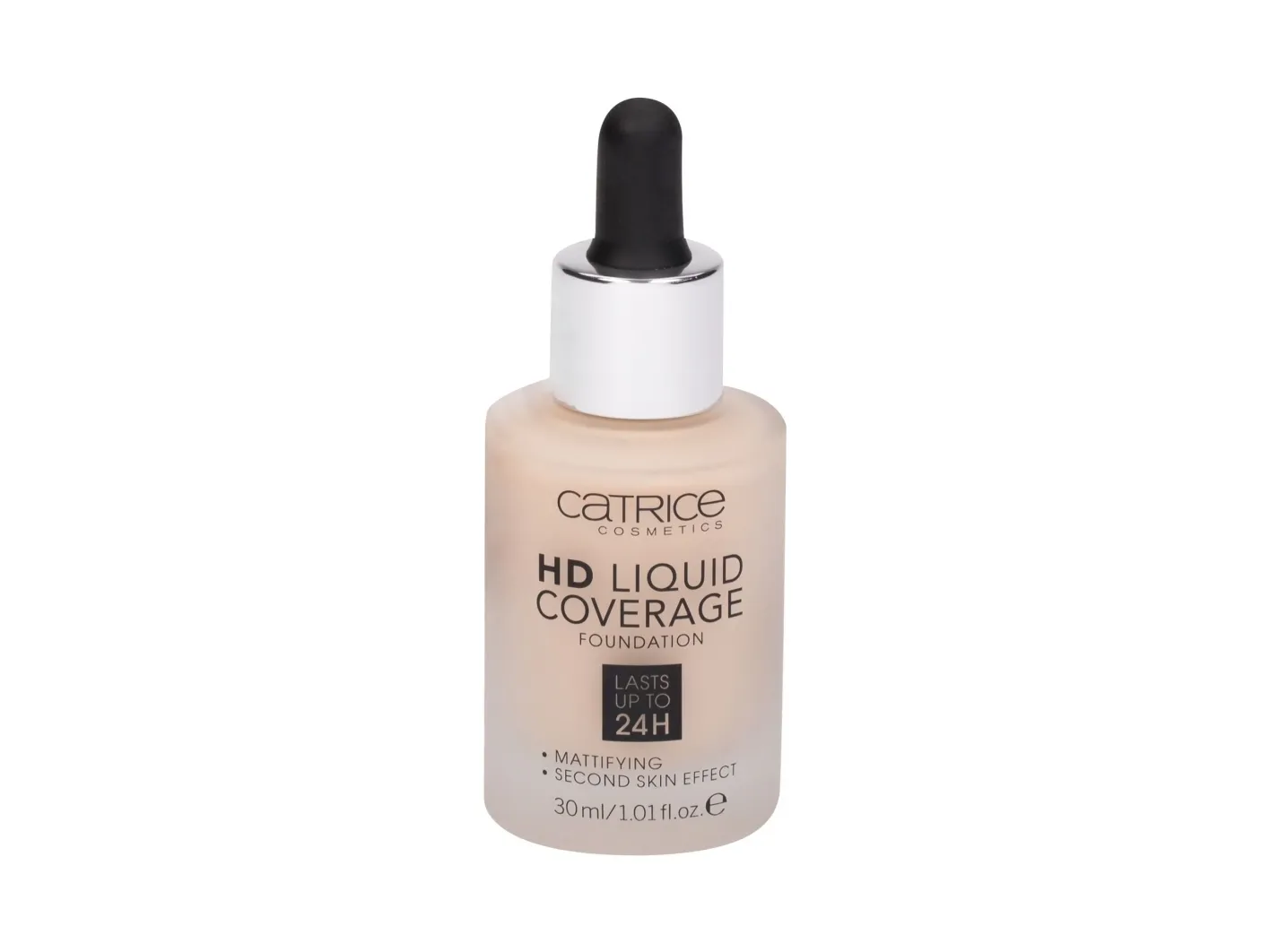 CATRICE_HD Liquid Coverage Foundation 24H mattifying face foundation 010 Light Beige 30ml
