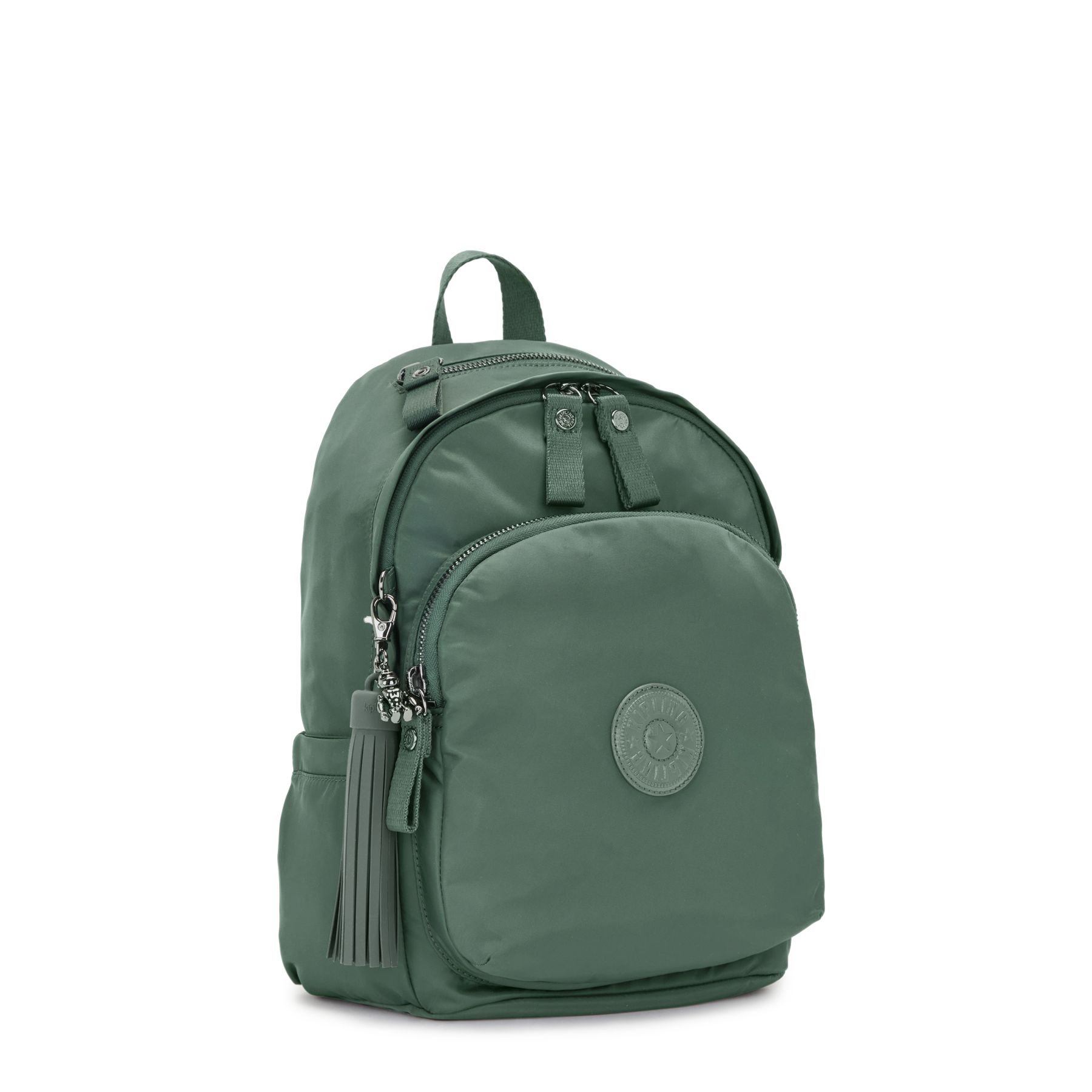 DELIA Sac à Dos Moyen avec Poche Frontale et Poignée Supérieure - Misty Olive