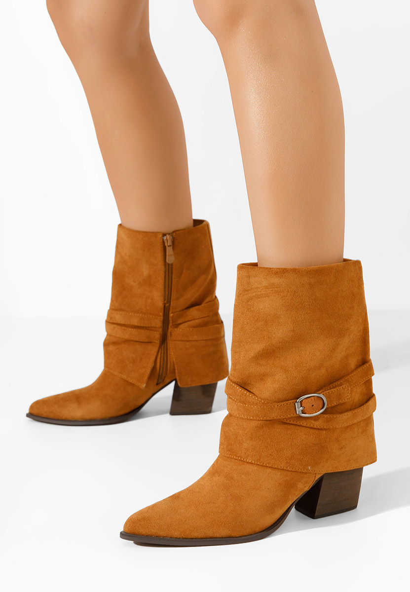 Bottines western femme chameau Katalena