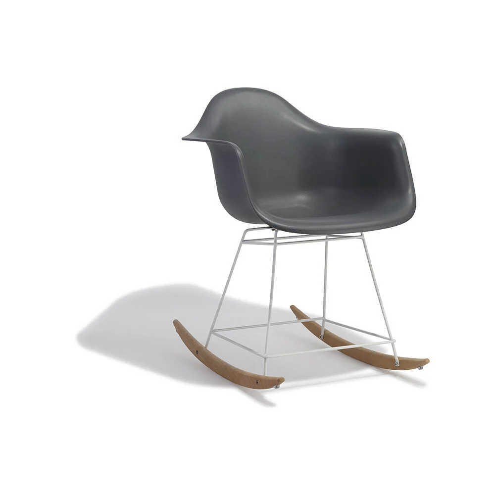 Fauteuil à bascule Anders gris anthracite