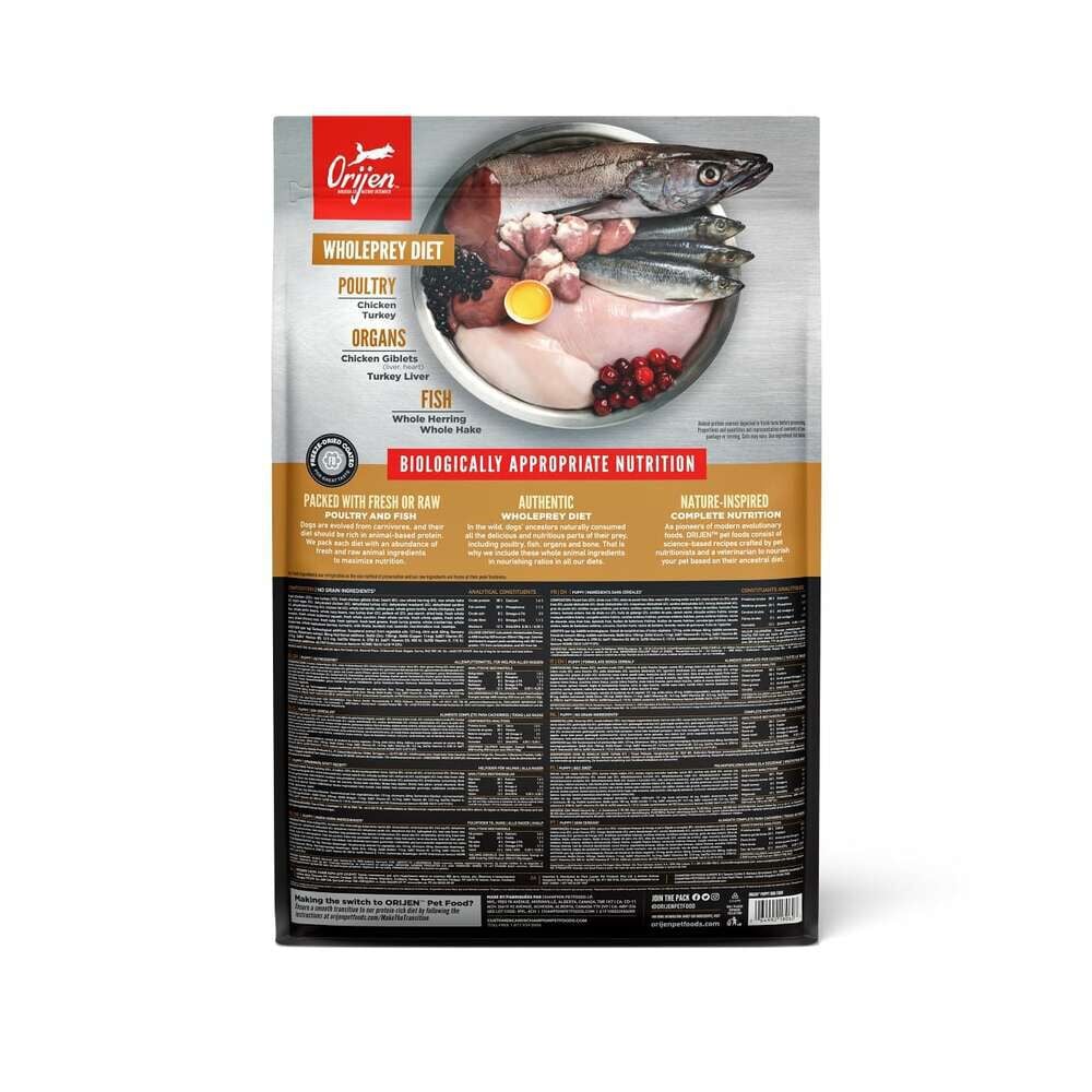 Orijen Puppy Whole Prey - Hondenvoer - 6 Kilogram - kip