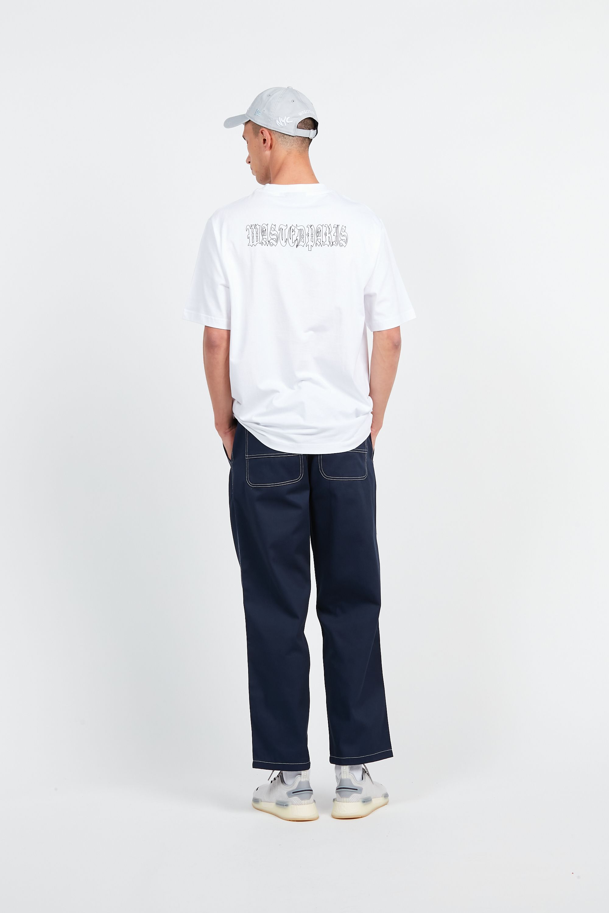 WASTED T-SHIRT MONSTER Blanc