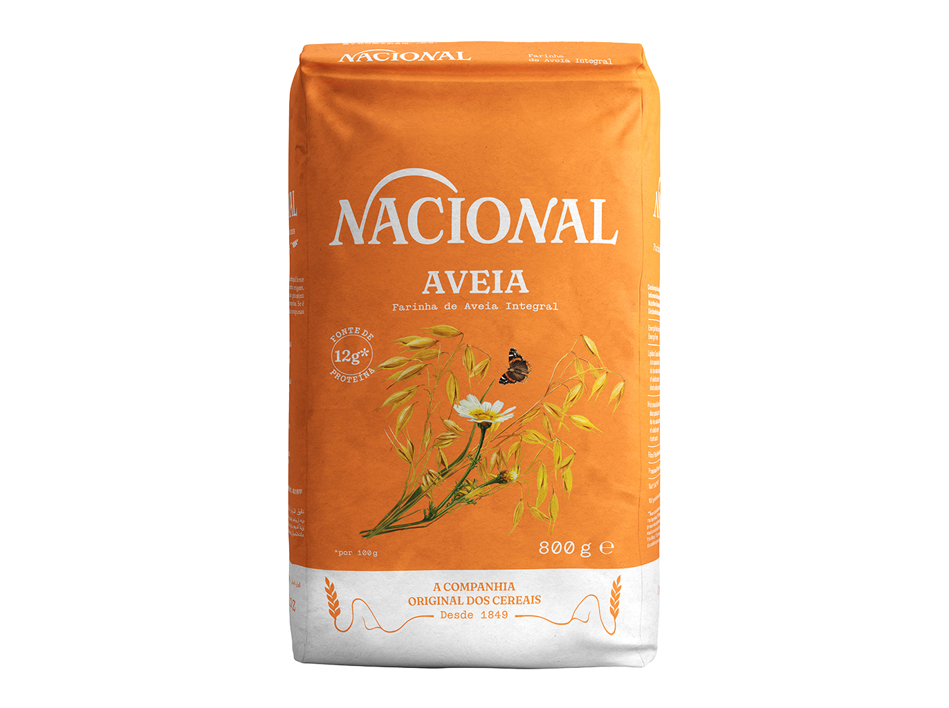 FARINHA DE AVEIA NACIONAL INTEGRAL 800G