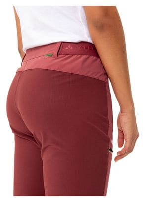 Pantalon de Randonnée Femme Vaude Elope Rouge
