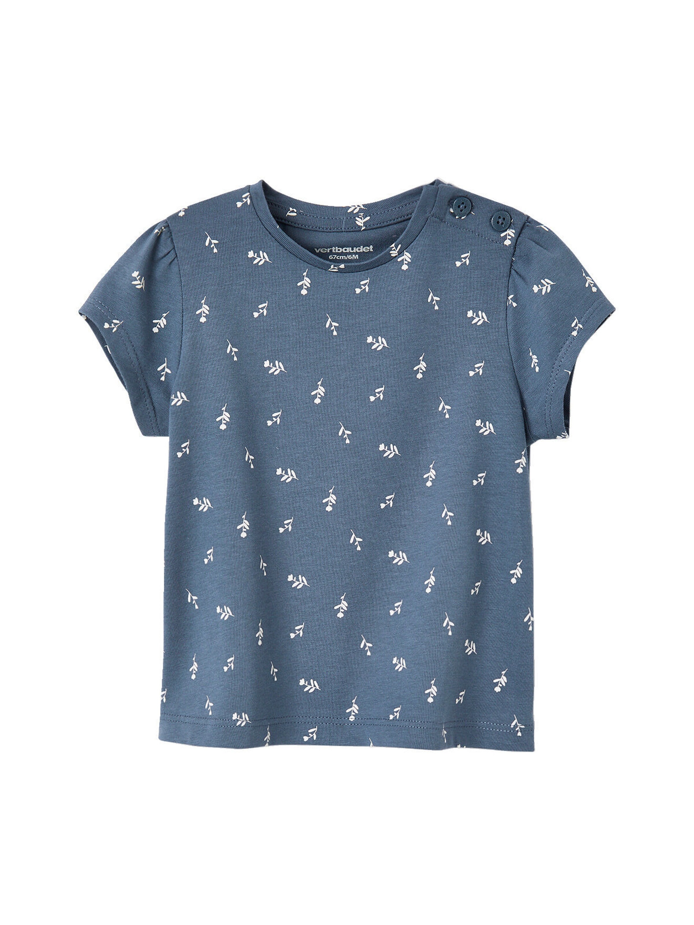 Vertbaudet 2er-Pack Baby T-Shirts BASIC pack altrosa hello