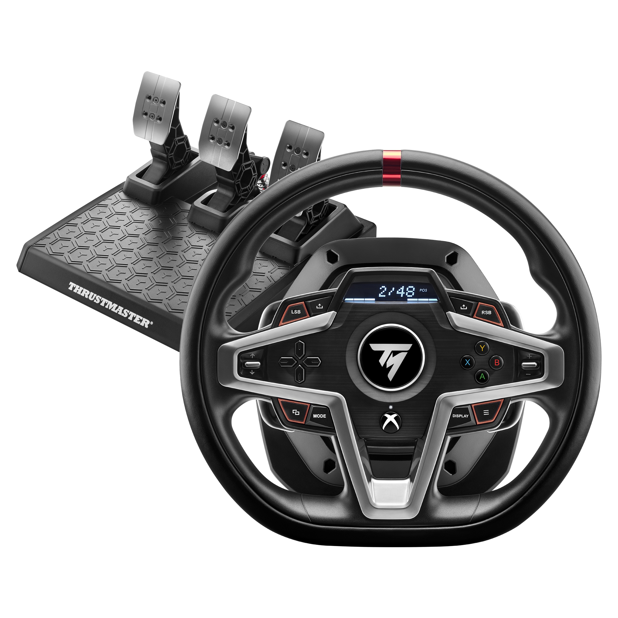 THRUSTMASTER T248 XBOX PC Force Feedback Ecran LCD 25 bts Large pedalier megnatique 4 niveau pression 4460182