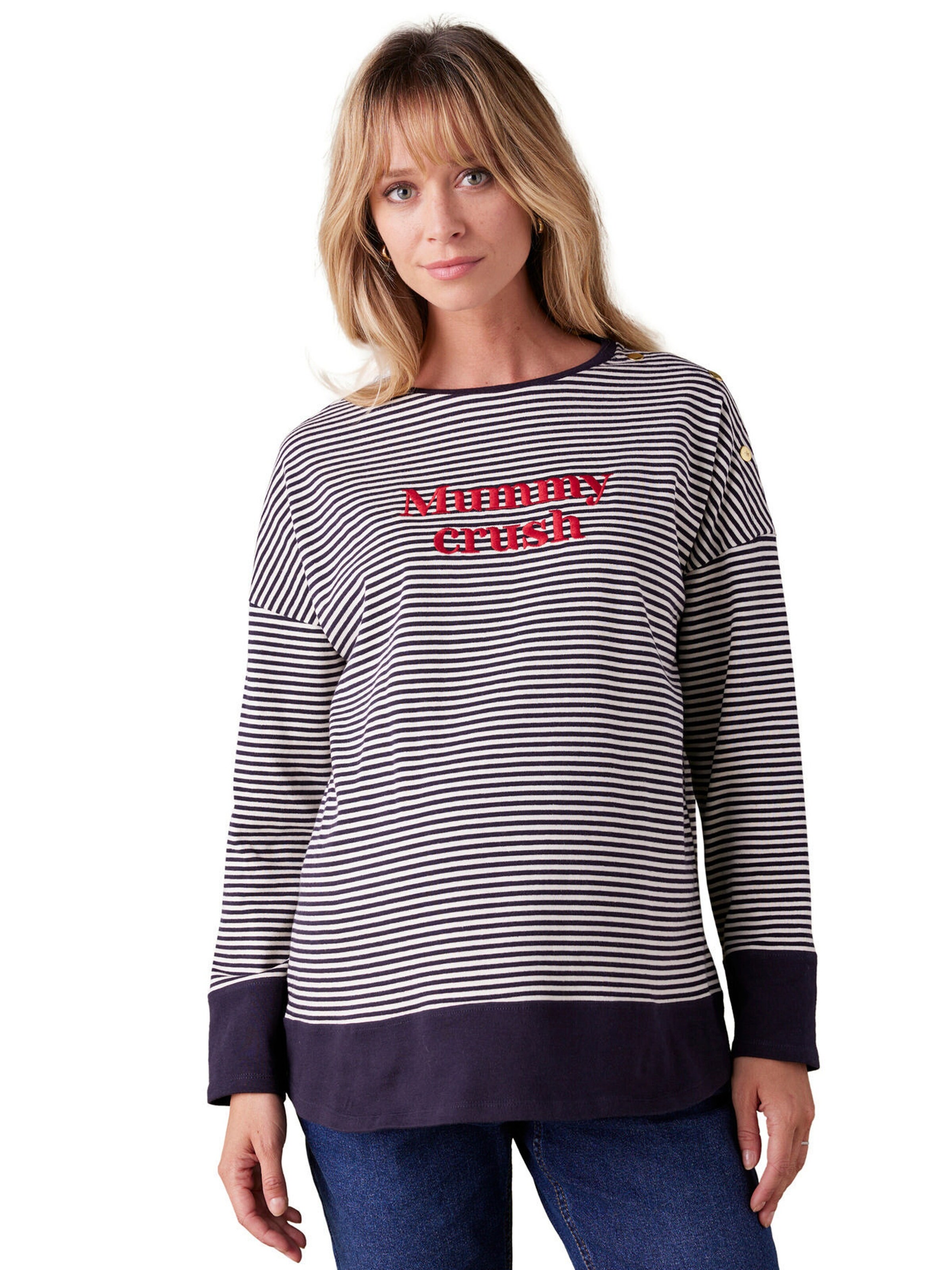 Envie de Fraise Bio-Kollektion: Still-Shirt Mummy Crush marine