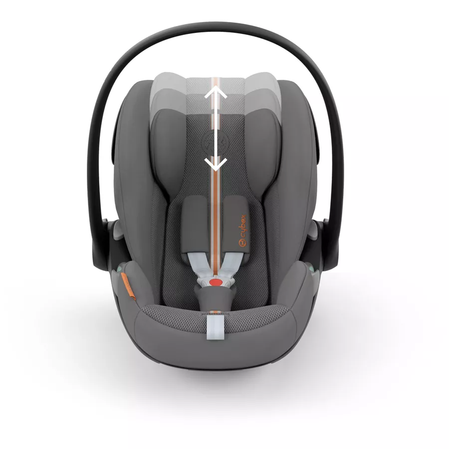 cybex GOLD Babyschale Cloud G i-Size Plus Lava Grey Plus mit Basisstation Base G