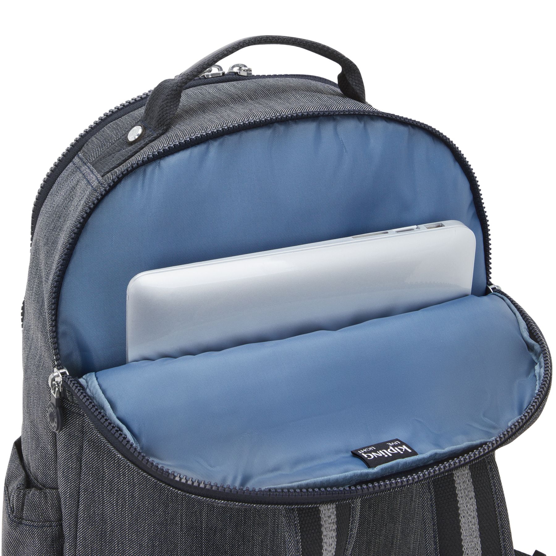 SEOUL LAP Grand sac à dos avec compartiment séparé pour ordinateur portable - Marine Navy