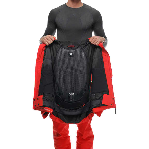 Veste de ski DAINESE S001 DERMIZAX EV FLEXAGON HIGH-RISK-RED