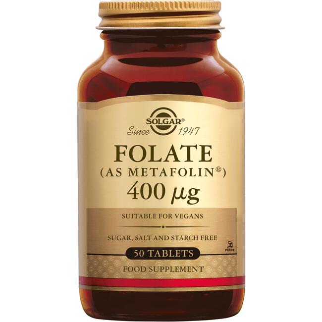 Solgar Folate 400 µg 50 stuks