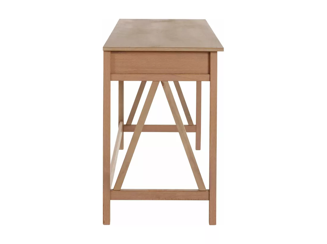 Titian | Bureau avec 1 tiroir en gris