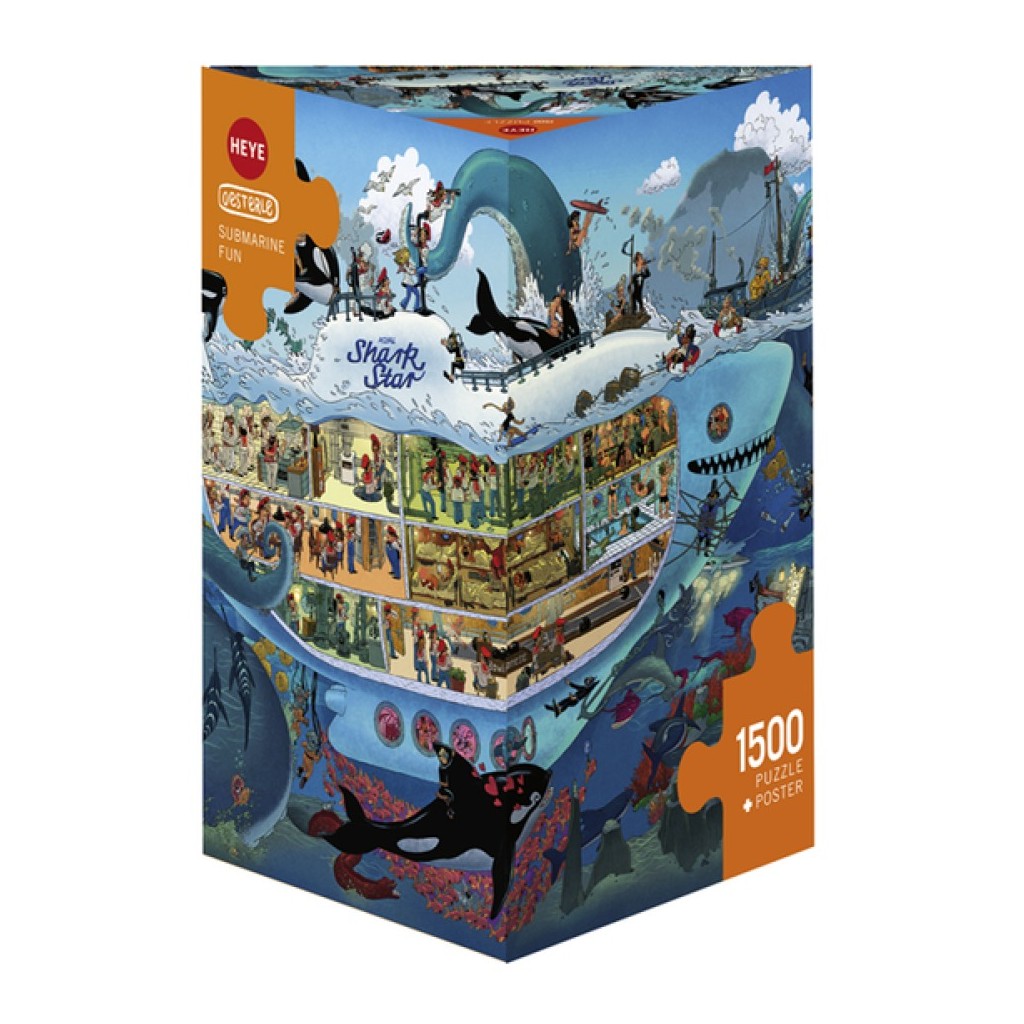 Puzzle - Submarine Fun d'Uli Oesterle – 1500 Pièces