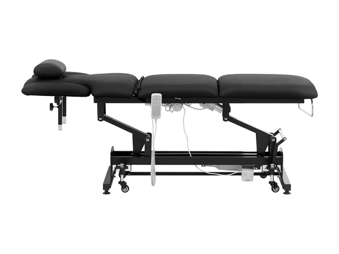 Table de massage professionnelle noire 187 x 67 x 85 cm 14_0007755