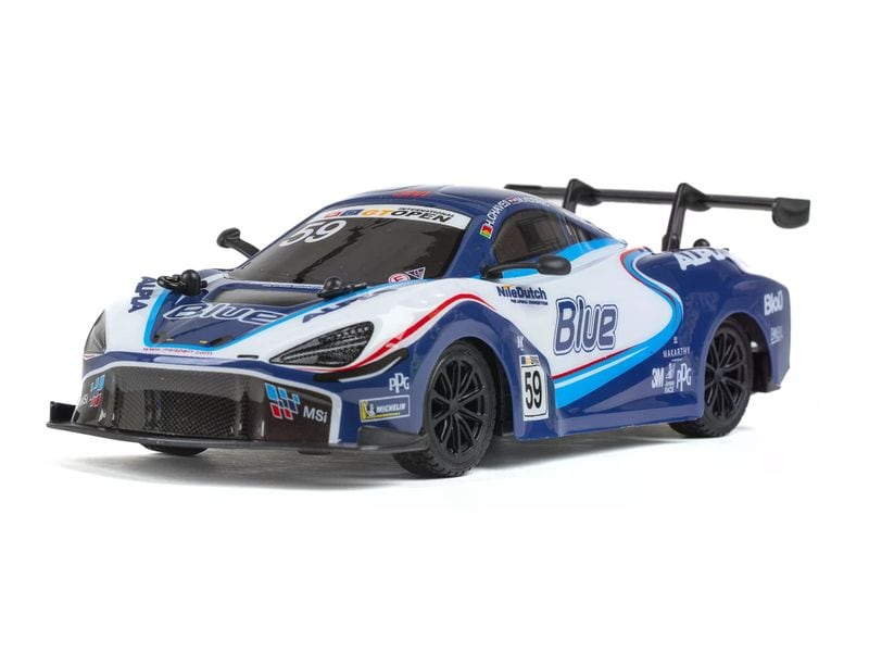 TEC-TOY Auto McLaren 720S GT3 Blau, 1:24 Ferngesteuerter Sportwagen für Kinder ab 6 Jahren