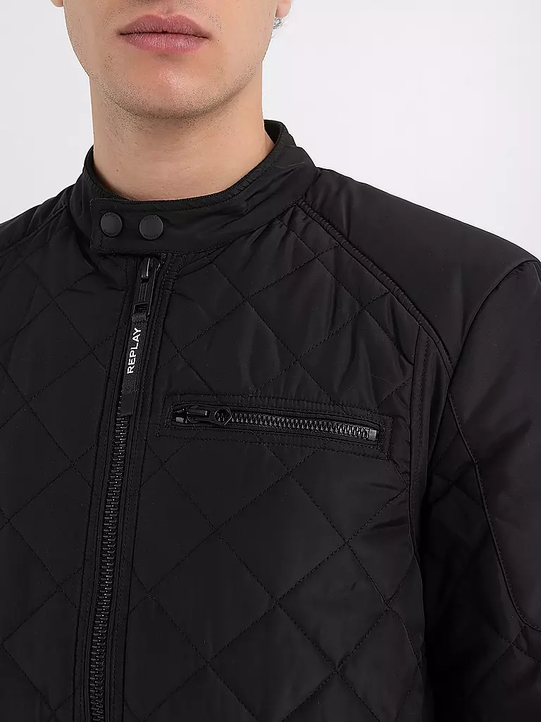 REPLAY Steppjacke  schwarz