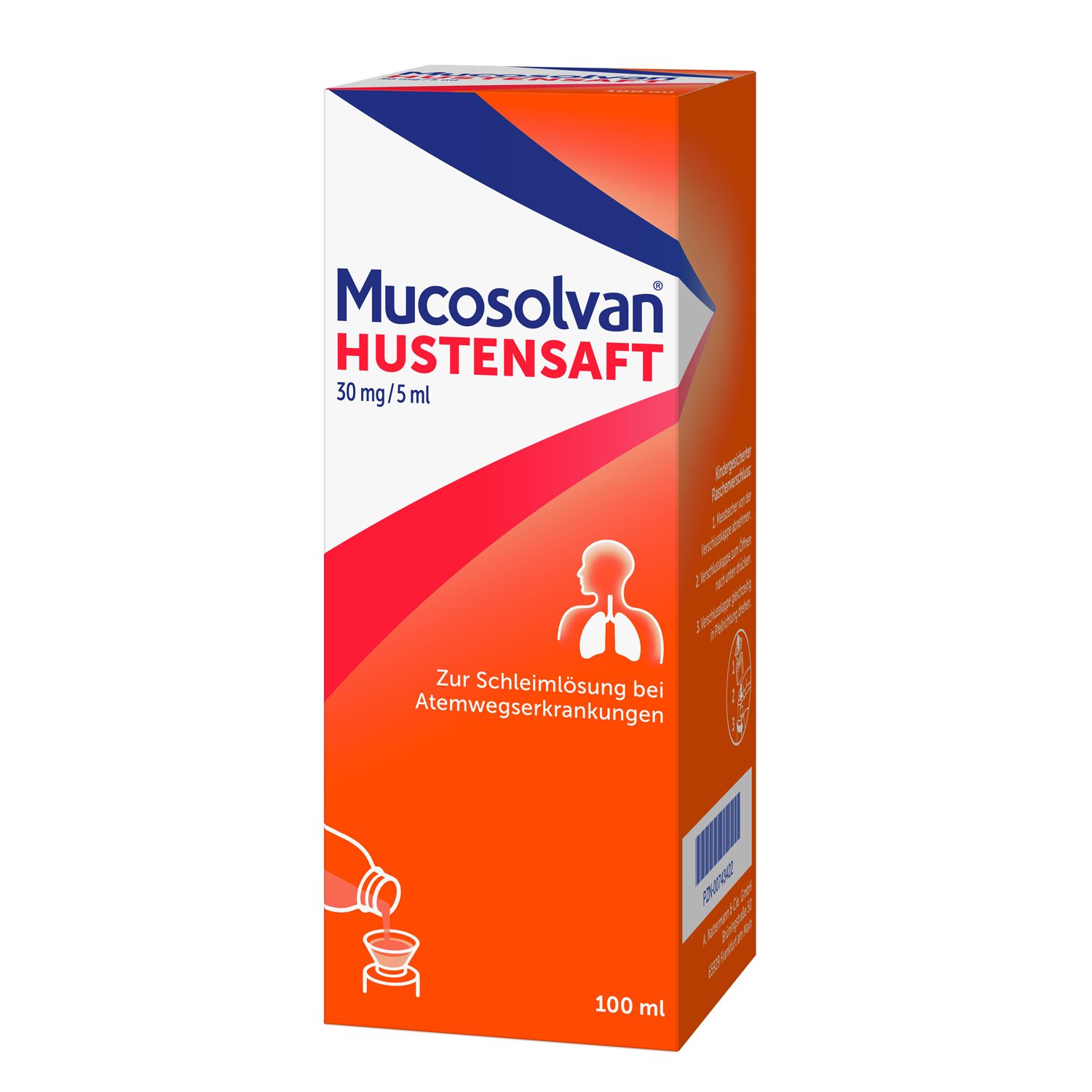 MUCOSOLVAN Hustensaft, Schleimlöser bei Husten, Hustenlöser