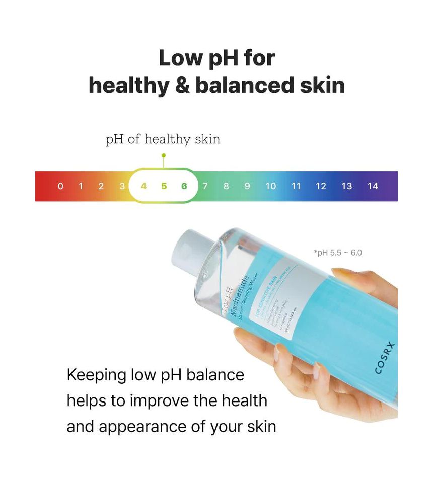 COSRX - Niacinamide micellair reinigingswater met lage pH