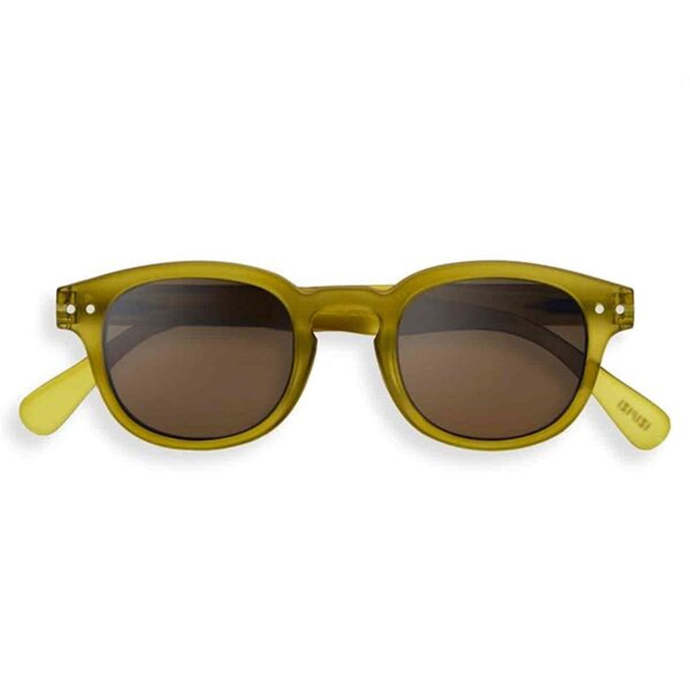 Junior Solbriller C Bottle Green - Izipizi → Luksusbaby.dk